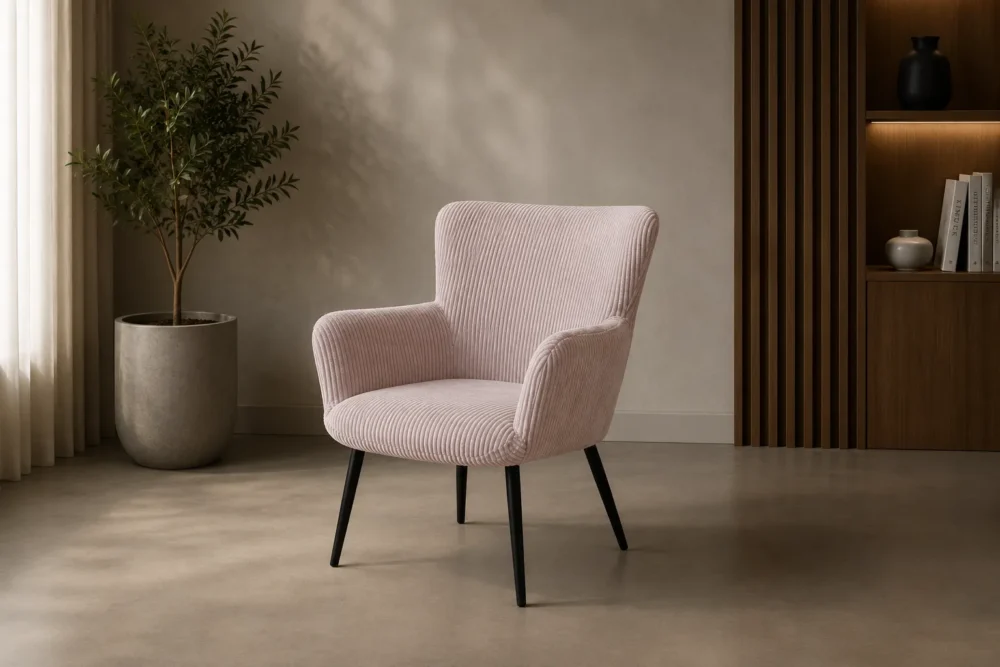 Poltrona in velluto rosa - Articolo 2047