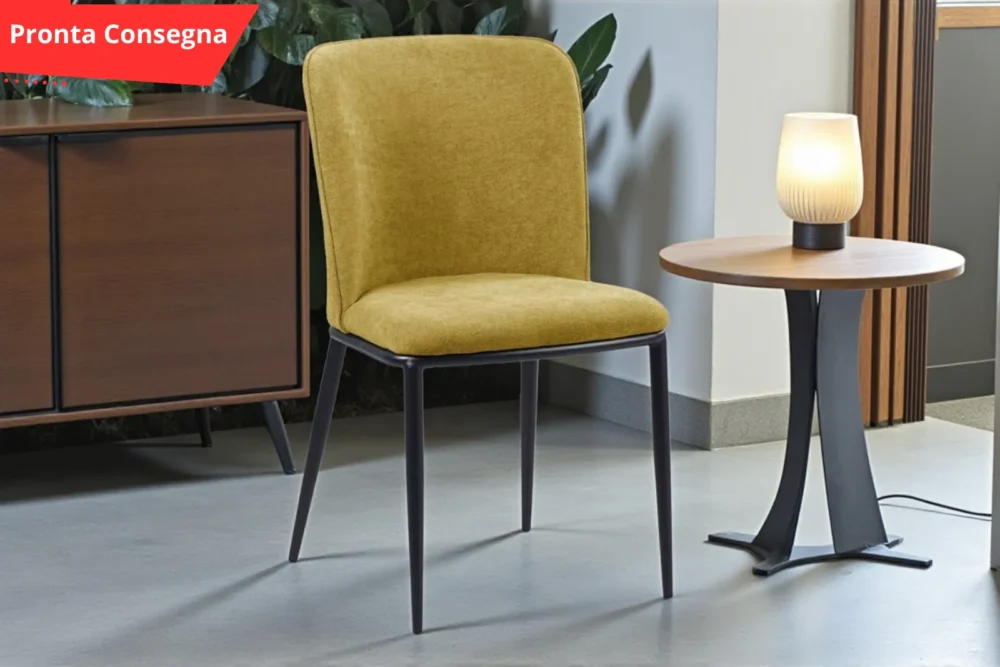 Sedie imbottite - LUCY Ocra Pronta Consegna