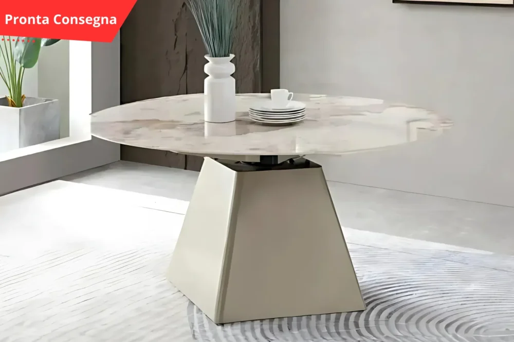 Tavolo allungabile ZEUS C 160x100 - Piano Marmo