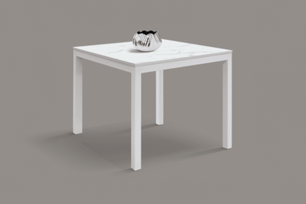 Tavolo a libro 90x90 bianco statuario