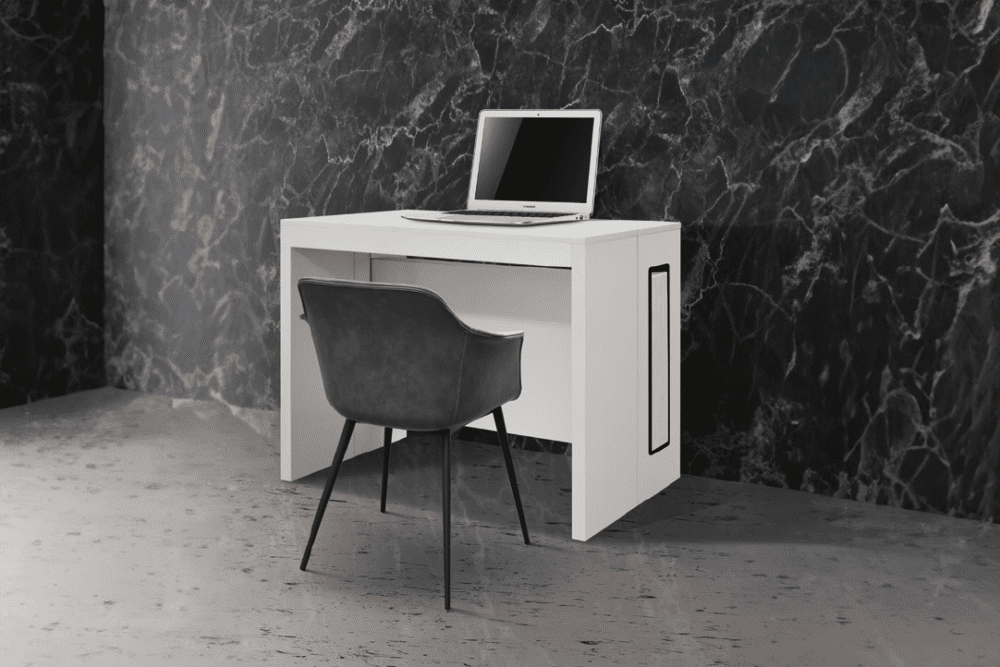 Consolle allungabile Bianco Frassinato A