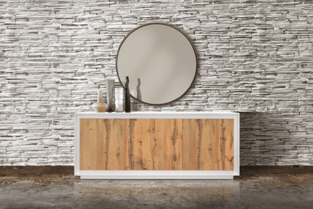 Art. 1849 - MADIA - Bianco Frassinato - 3 Ante Rovere Rustico A