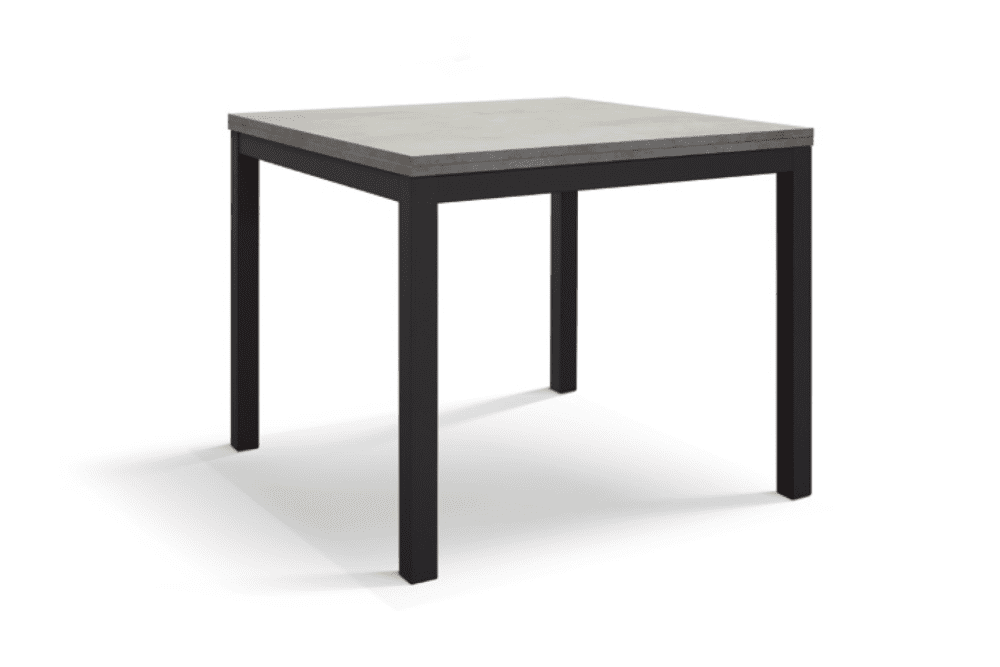 Art. 1851 - Tavolo a libro 90x90 grigio cemento A