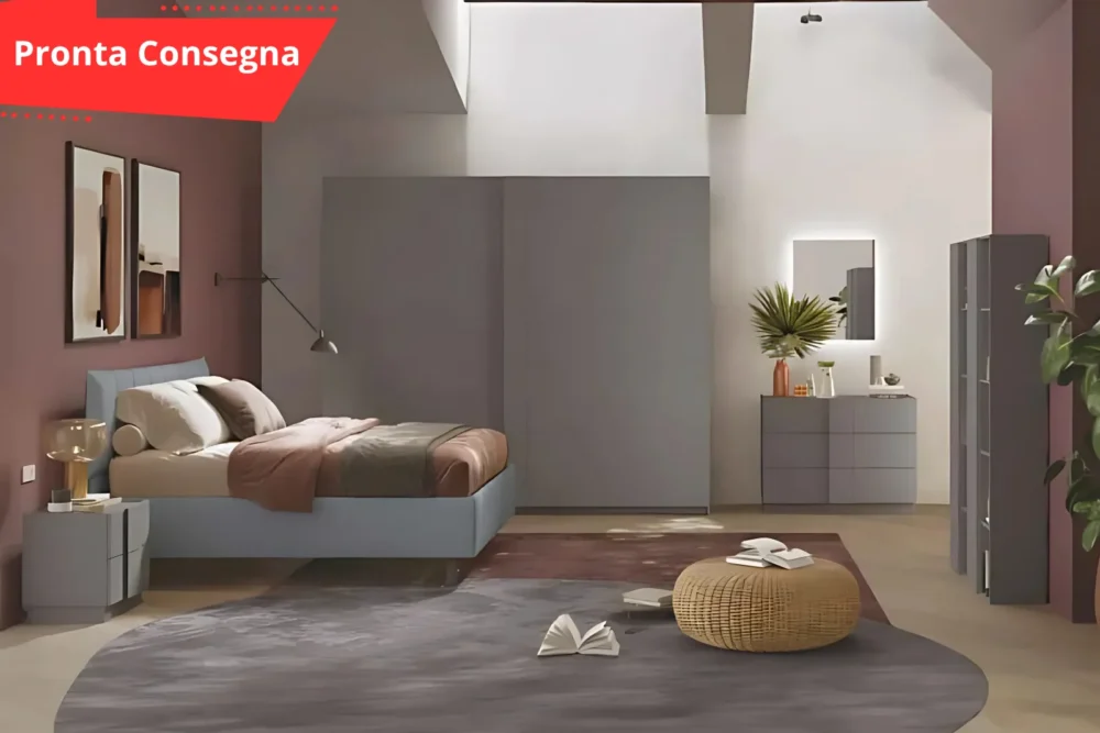 Camera da Letto - Jupiter 2 ante scorrevoli