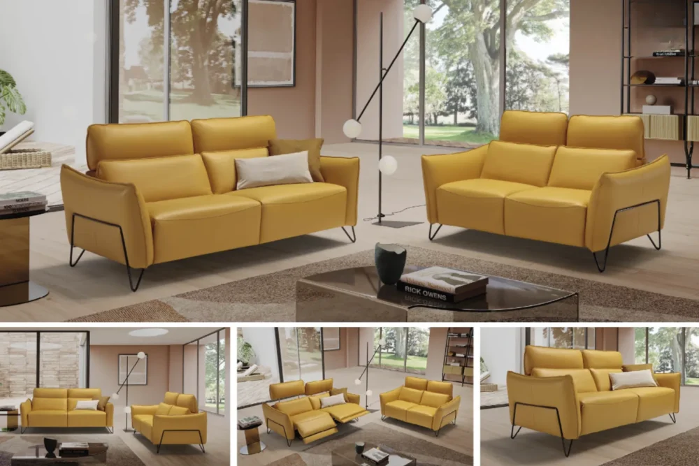 Coppia Divani Debora “Vera Pelle Spessorata”