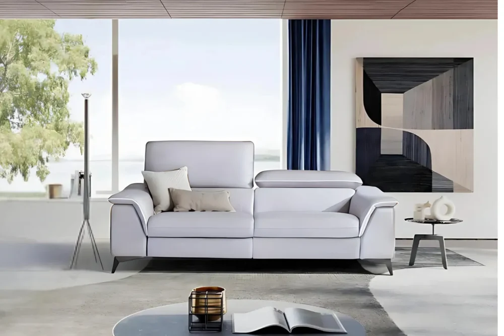 Divano Due posti Caravaggio Tessuto antimacchia