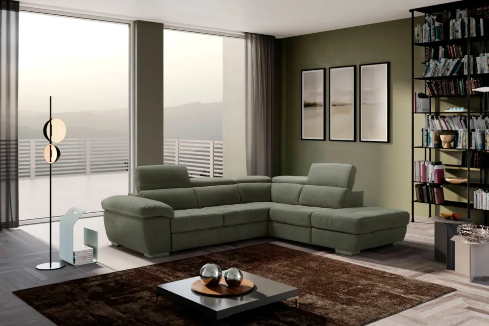 Divano angolare Fuller Tessuto