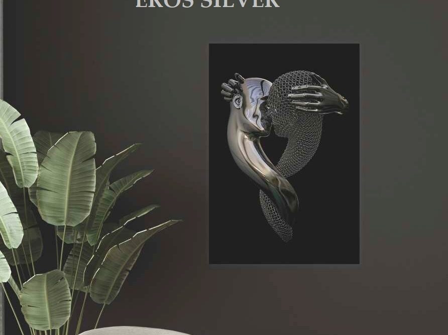 EROS SILVER stampa su vetro temperato - 2