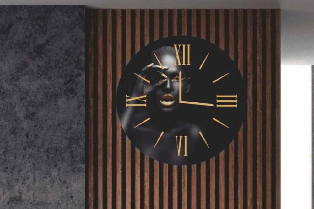 Orologio REA Gold- Stampa su vetro temperato