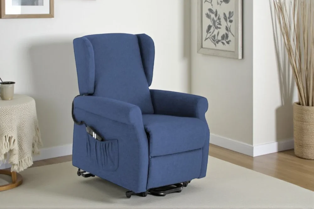 Poltrona Cara Dual Lift - Blu Jeans