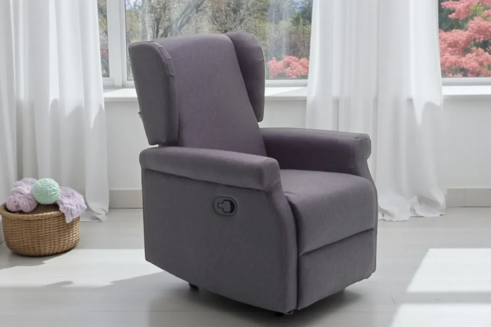 Poltrona Cara Relax Manual - Blu Jeans