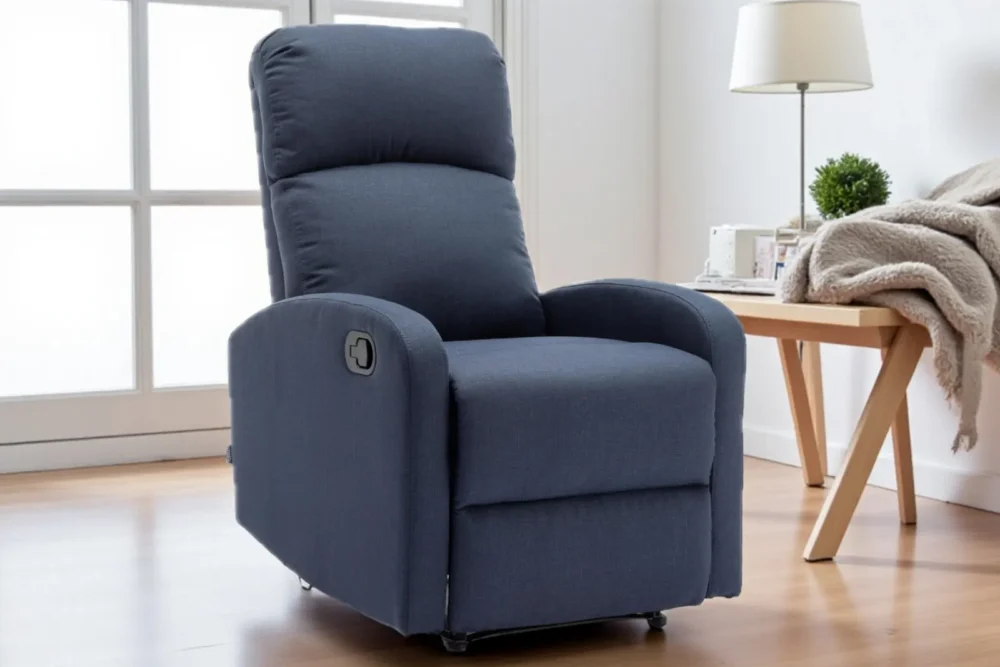 Poltrona Flora Relax Manual - Blu