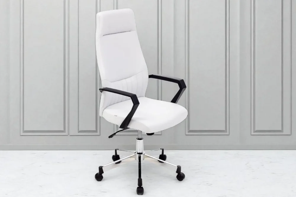 Poltrona ufficio Benefit Bianca