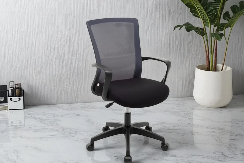 Poltrona ufficio Loto Grigia