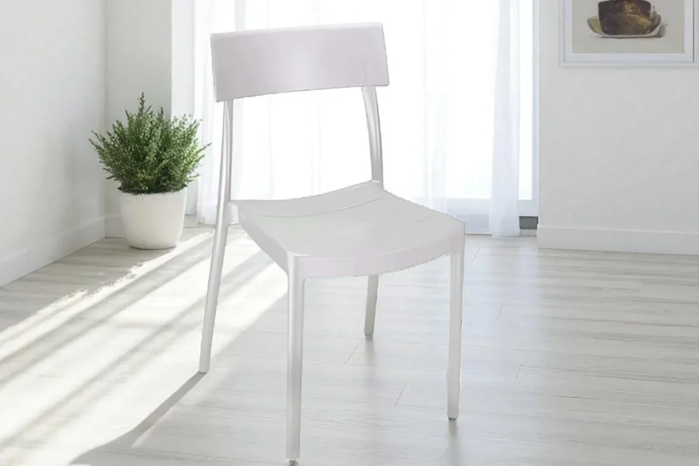 Sedia Polipropilene impilabile Bianca