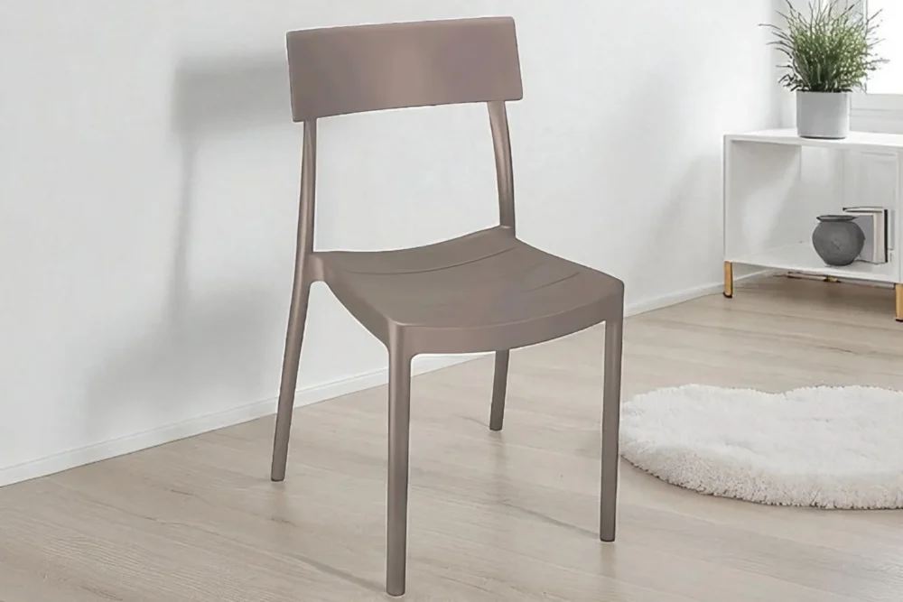 Sedia Polipropilene impilabile Tortora