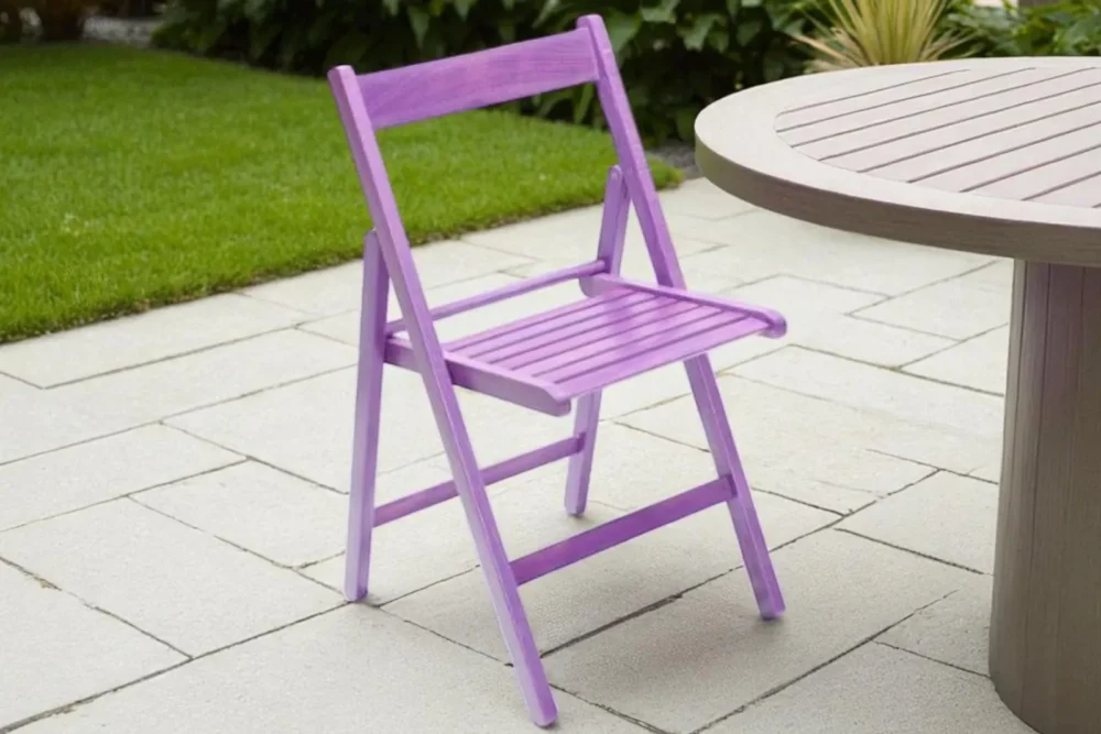 Sedia in legno Pieghevole Viola