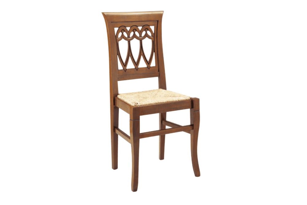 Art. 116 - Sedia fondino massello - imbottito - paglia