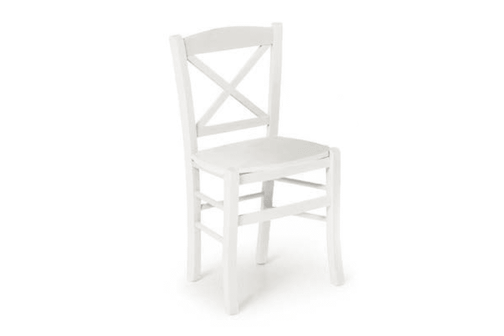 Art. 66 - Sedia a croce Bianca