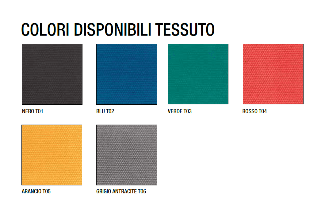 Colori Disponibili Tessuto