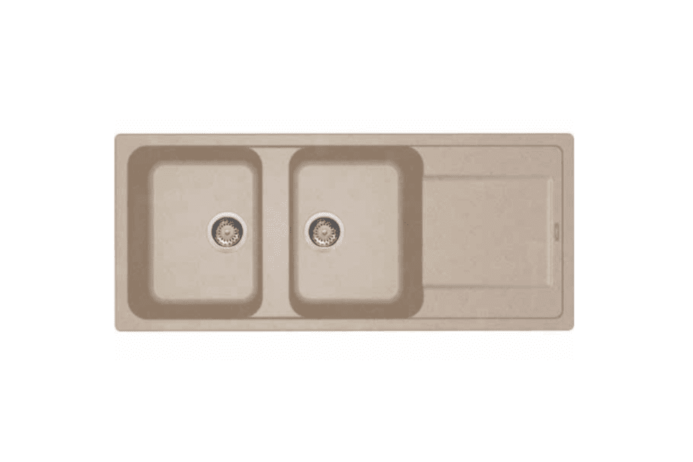 Lavello da incasso - Modello Life 116x50 2 vasche + scivolo