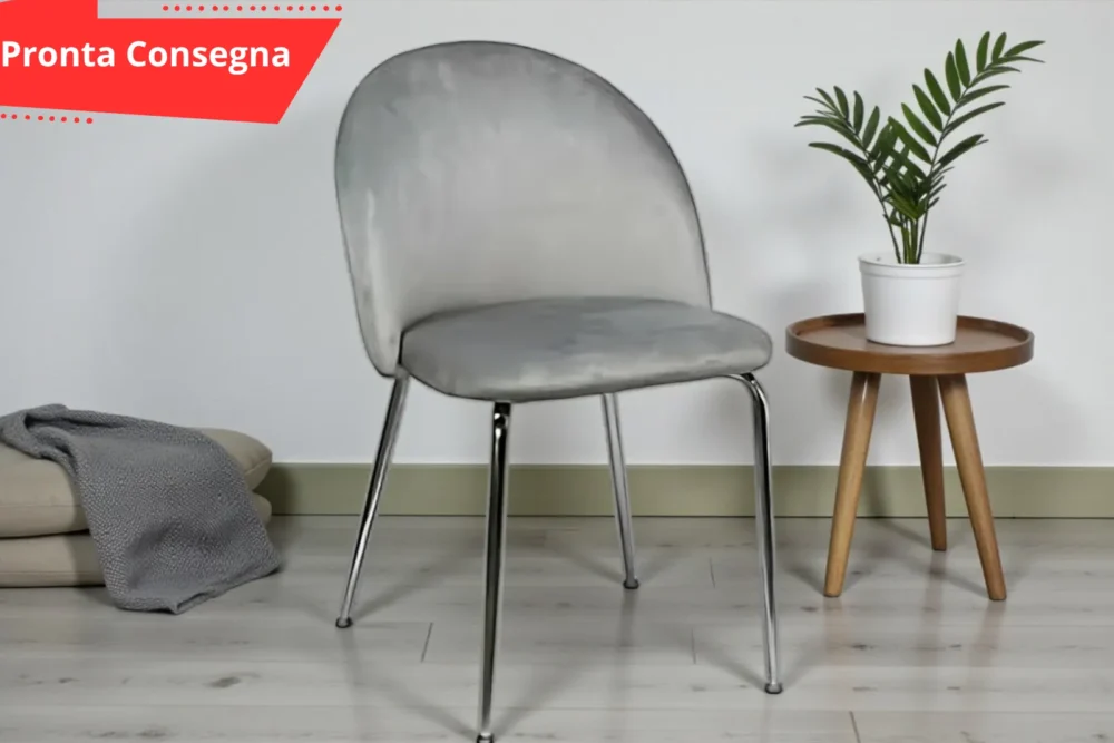 Sedia Altea grigio chiaro Pronta Consegna
