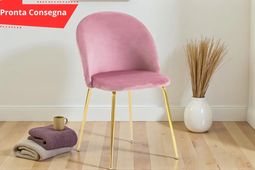 Sedia Altea rosa Pronta Consegna
