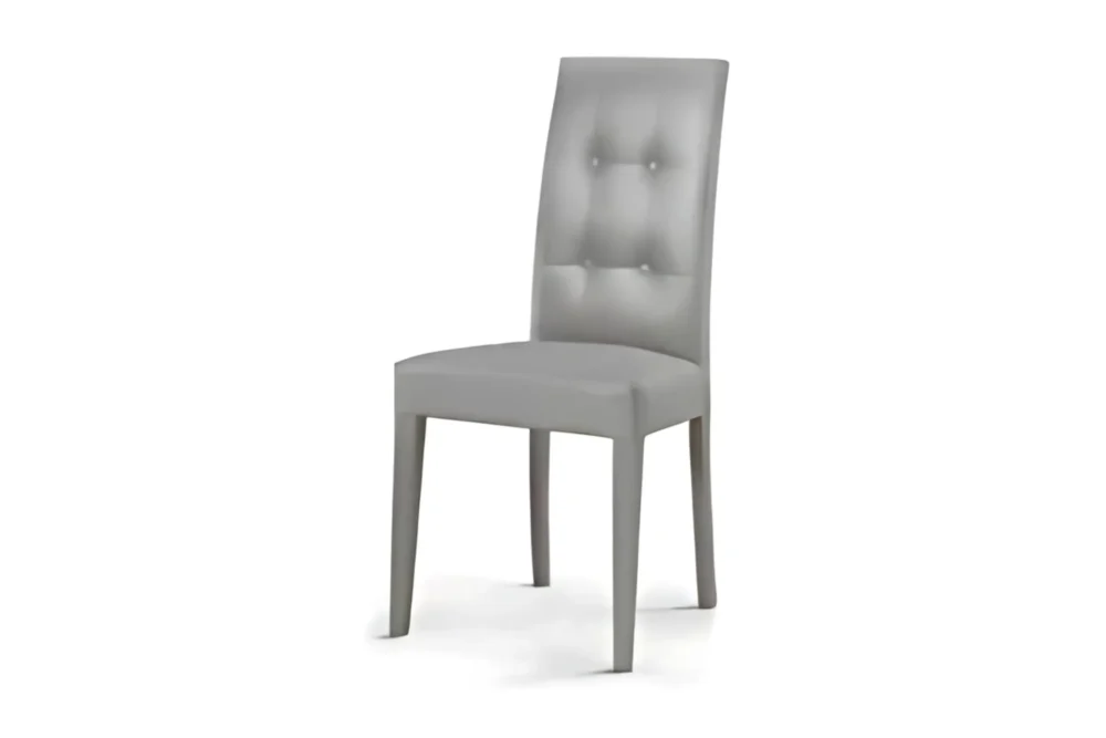 Sedia in legno – Dallas 4 Bottoni "Pronta" nero