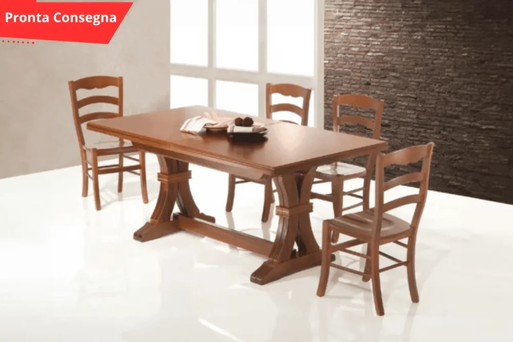 Tavolo allungabile – Articolo 66 Noce Pronta Consegna