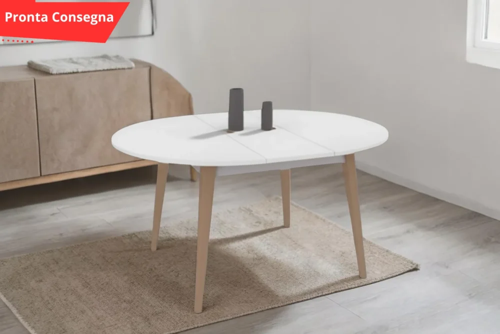 Tavolo allungabile – Marte Tondo Pronta Consegna