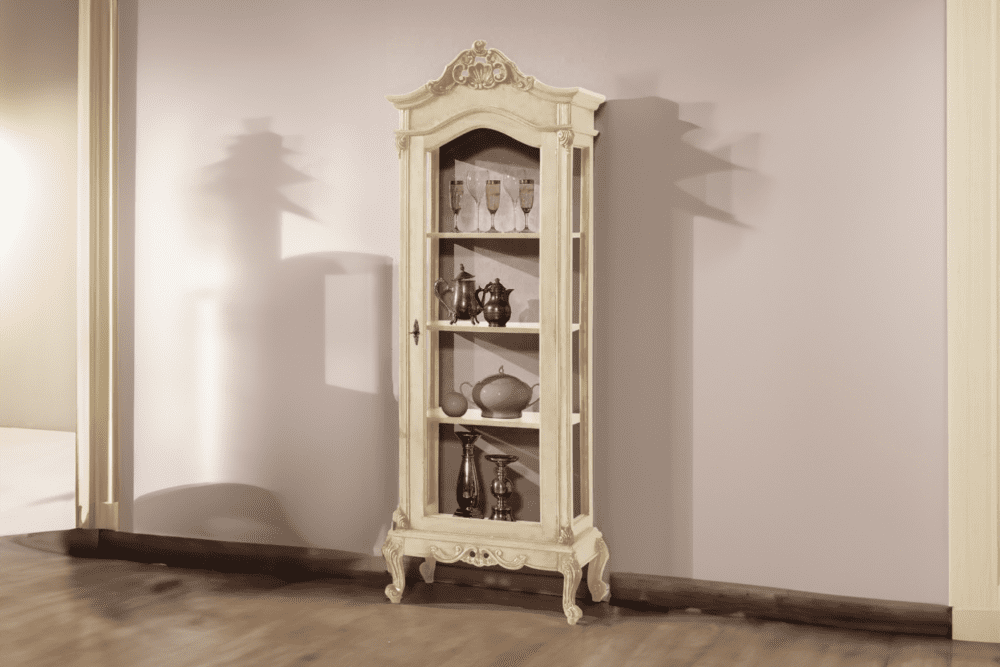 Vetrina 1 anta tutto vetro laccato