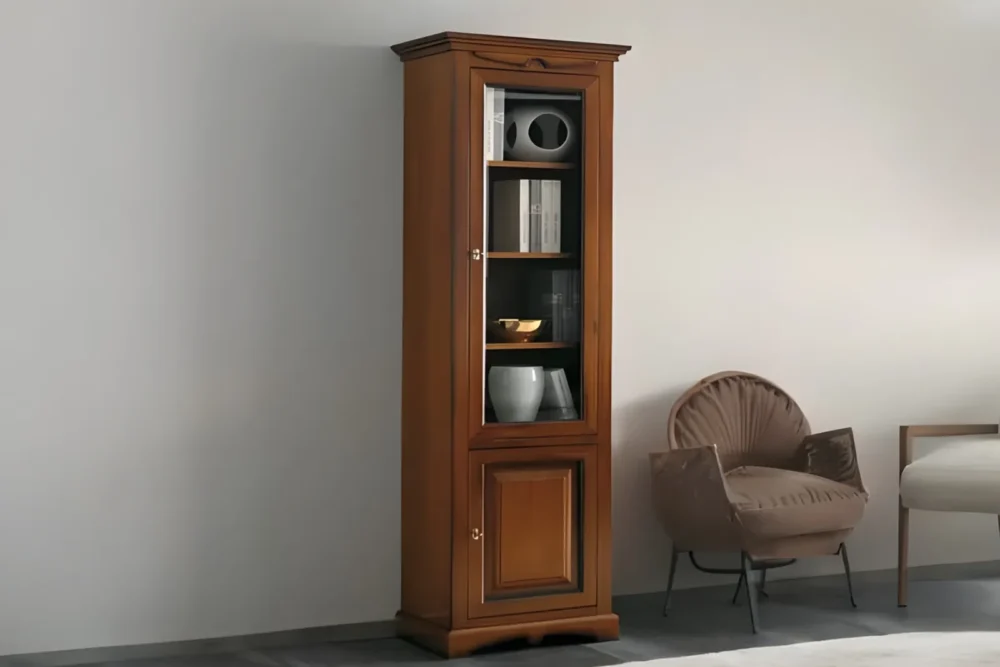 Art. 341 Libreria 2 porte Finitura noce