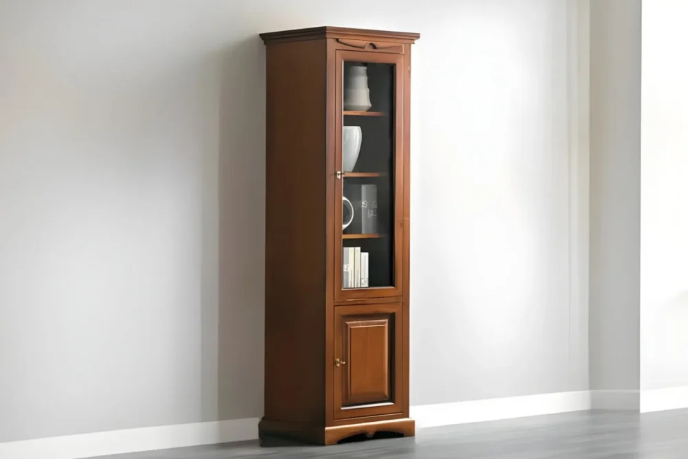 Art. 342 Libreria 1 porta giorno cm. L 68 H 220 P 47 Finitura noce