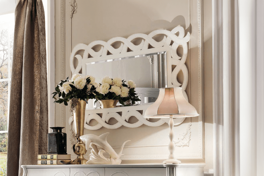 Specchiera - Finitura bianco L.150