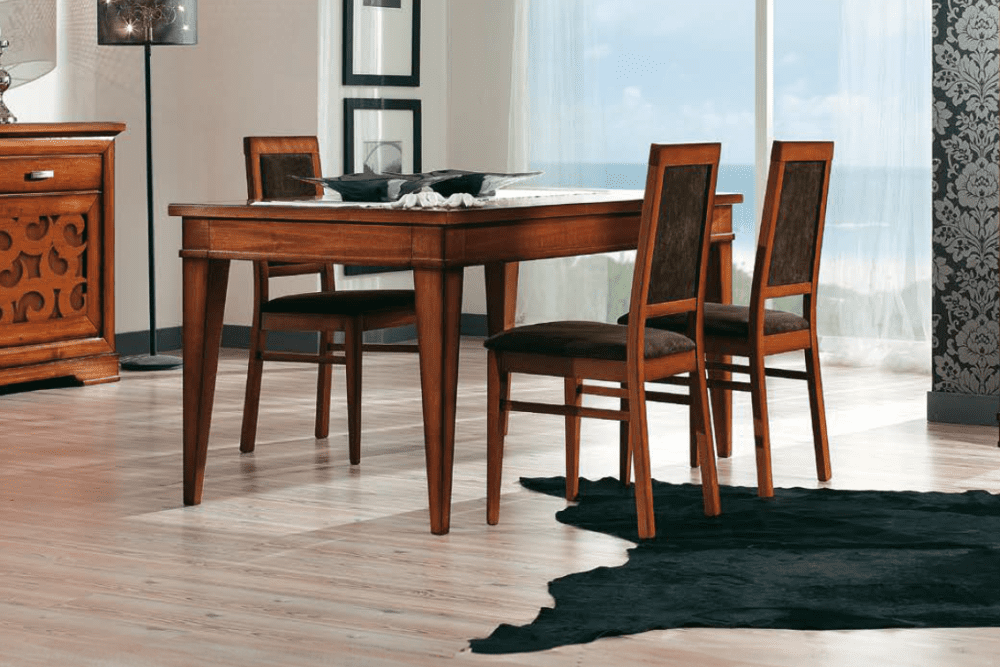 Sedia imbottita Finitura Bassano