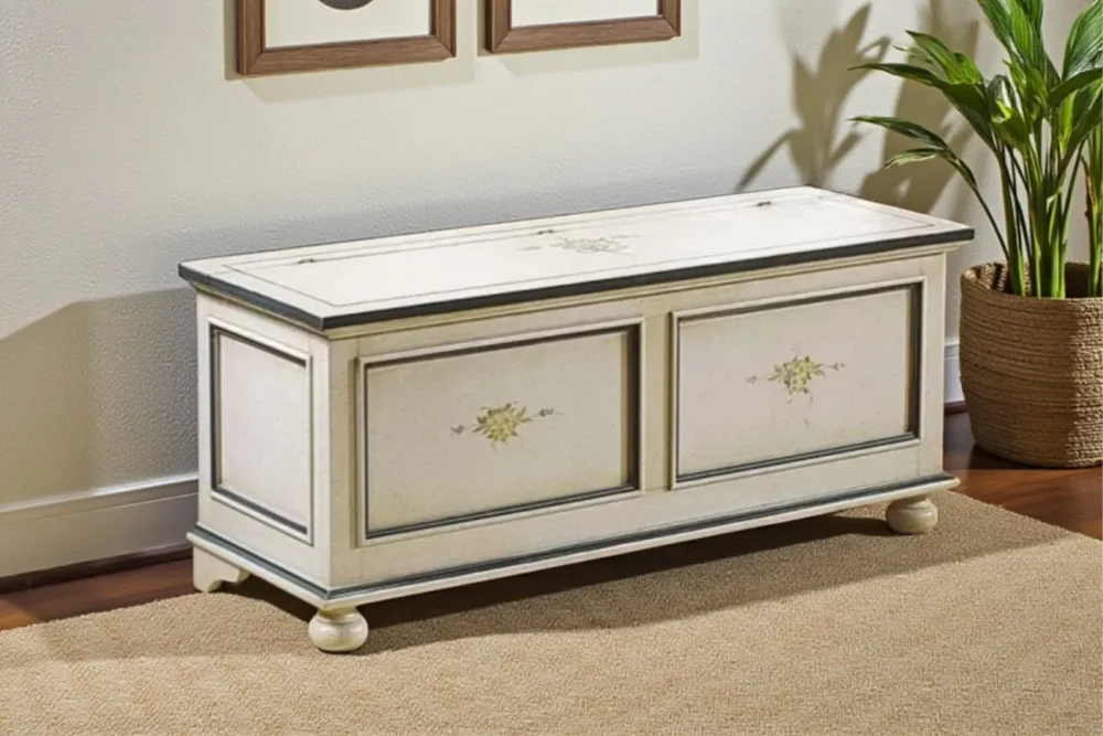 Cassapanca bianca art 448