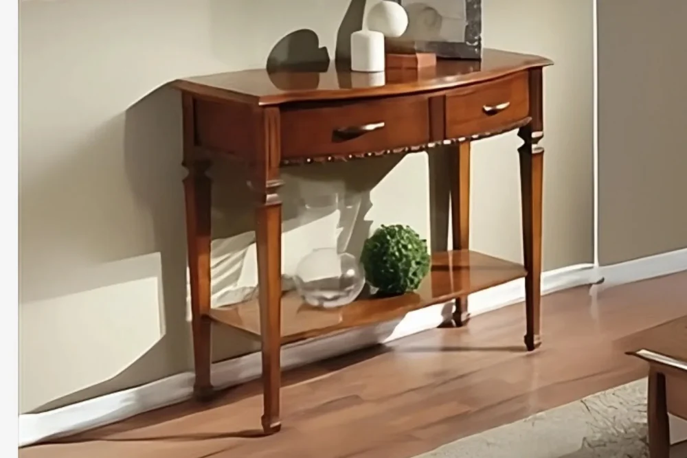 Consolle Sagomata - Finitura Bassano 2 cassetti