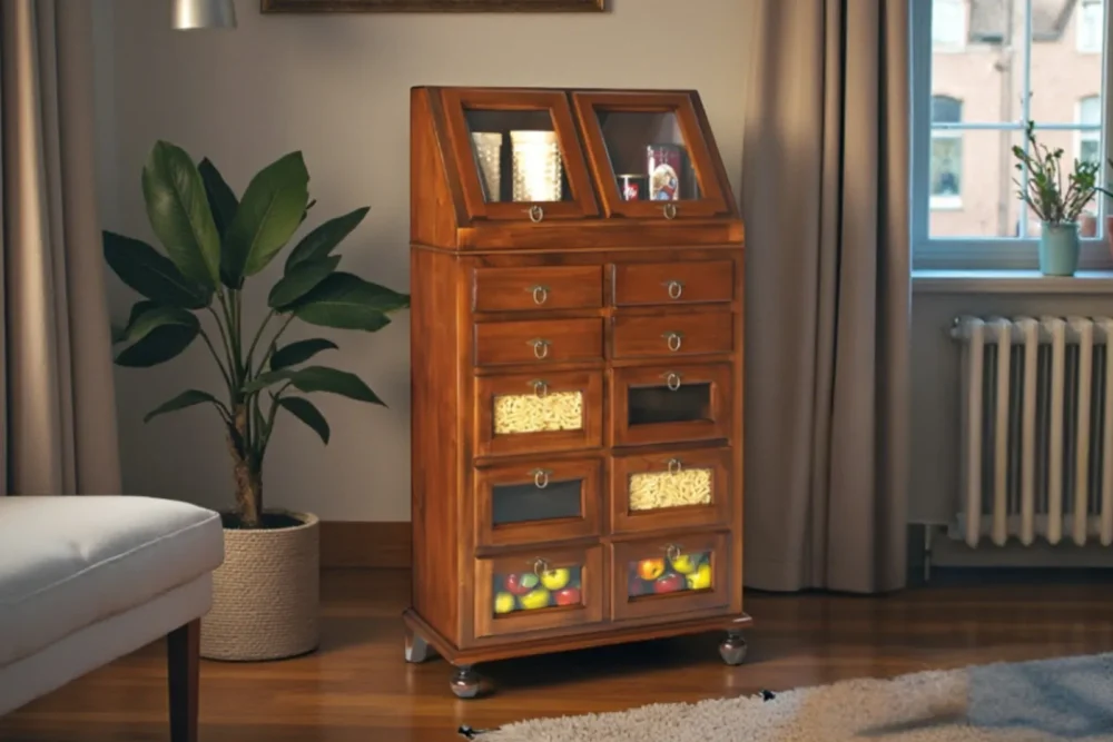 Dispensa 10 cassetti 2 ribaltine art.503