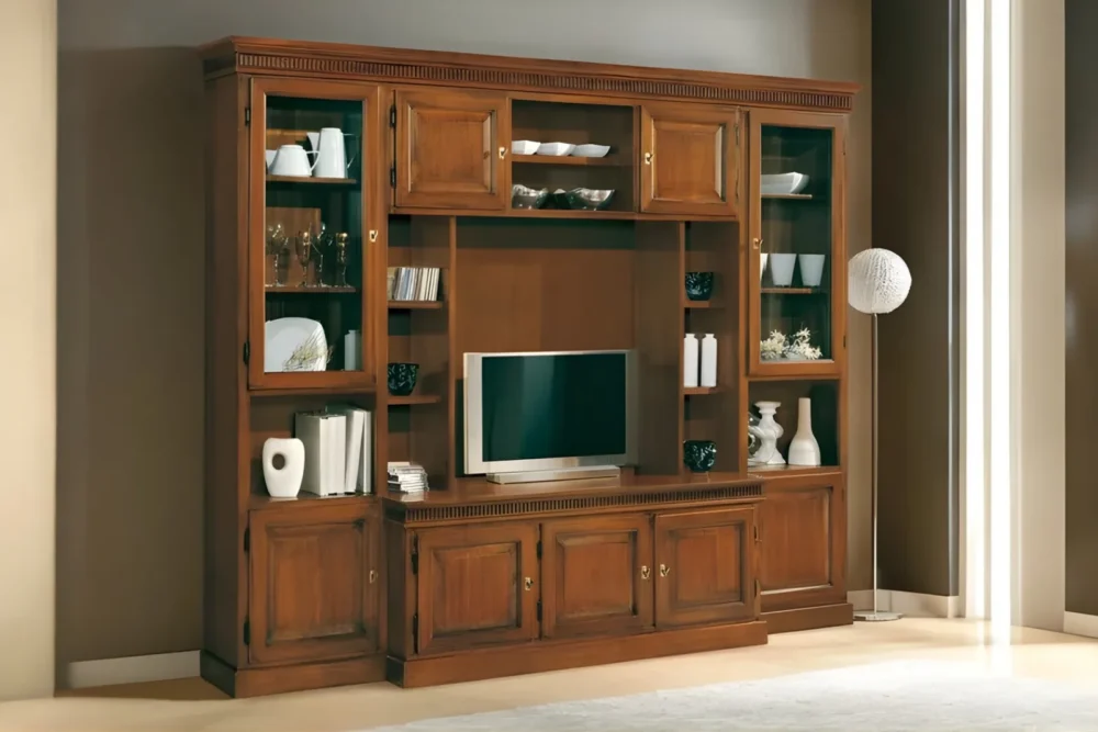 Parete Attrezzata - Soggiorno Noce