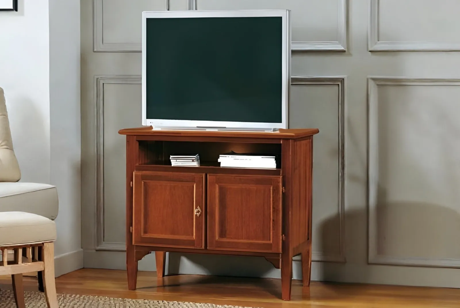 Porta TV 2porte 1vano a giorno noce