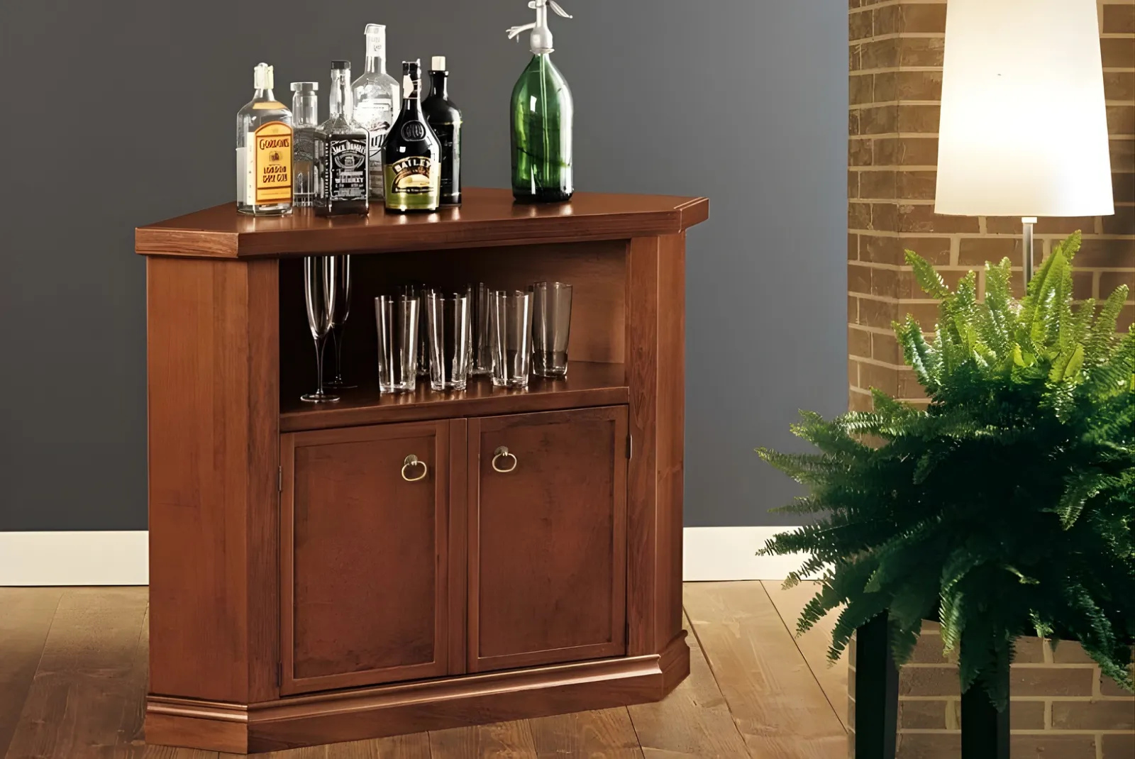 Porta TV angolo-2-porte-1-vano-a-a-giorno-art-610