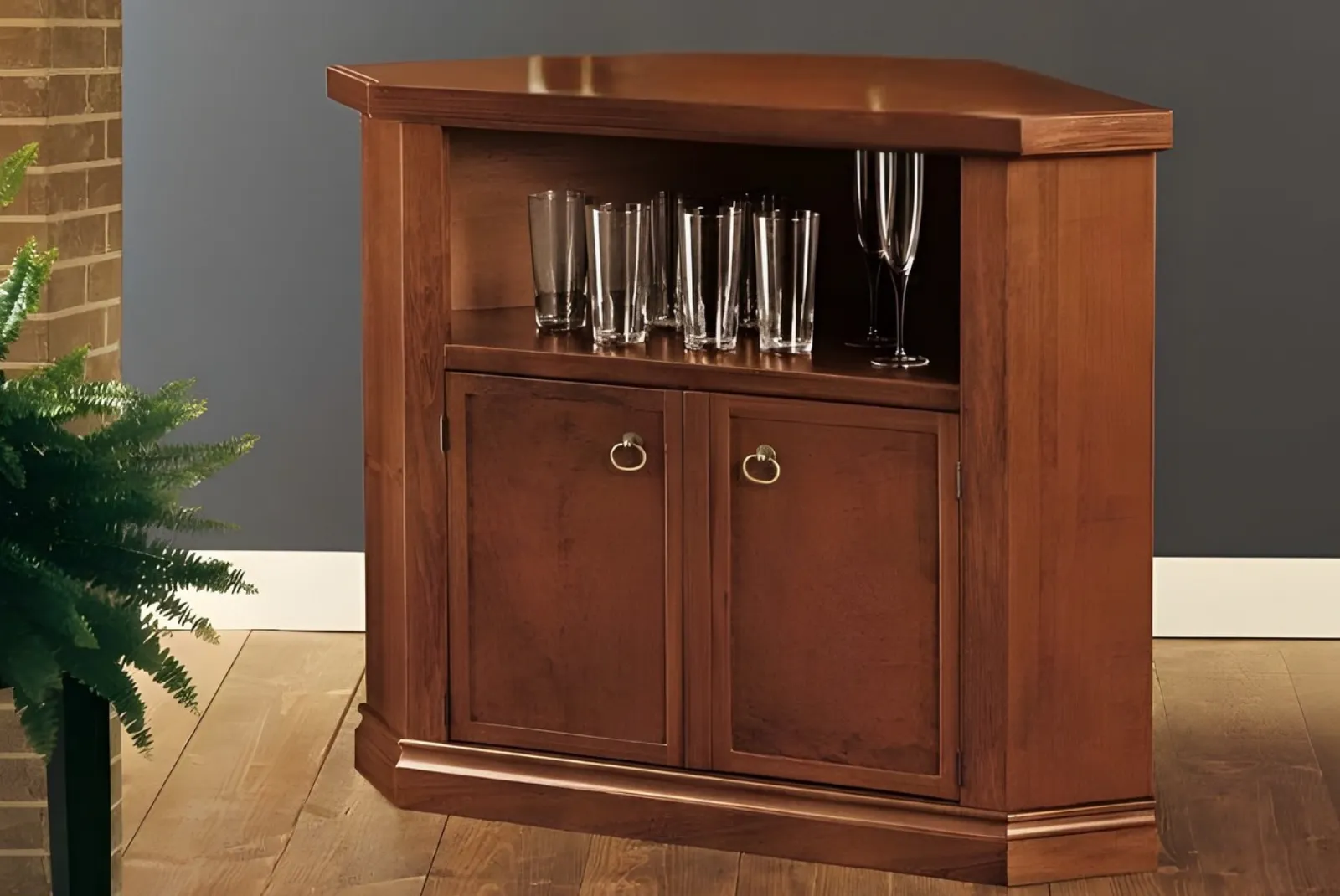 Porta TV angolo - 2porte 1vano a giorno