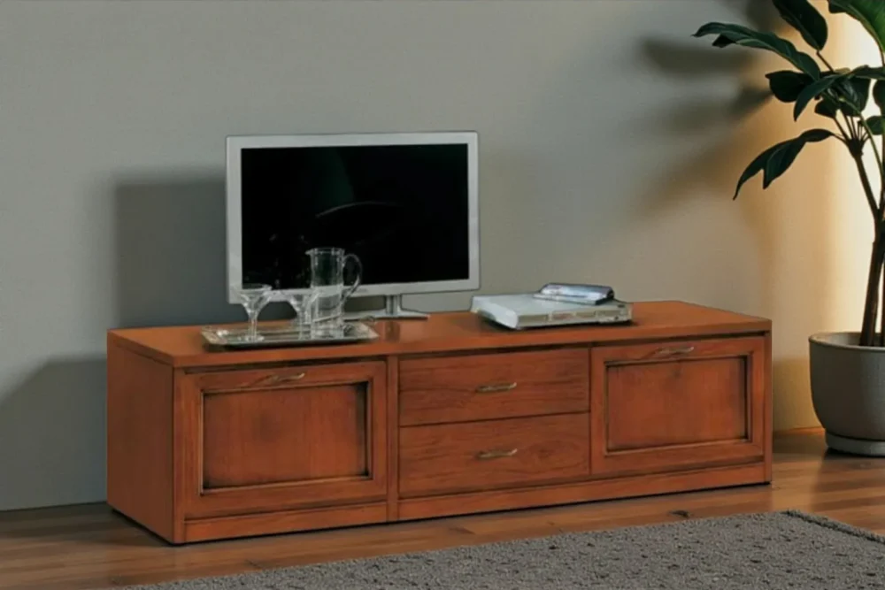 Porta tv 2 cestoni 2 cassetti art 607_C