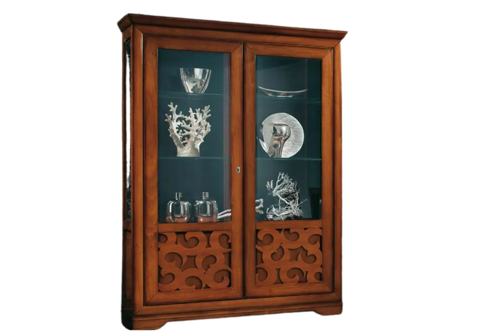 Vetrina Bassano con decoro a rilievo art5009