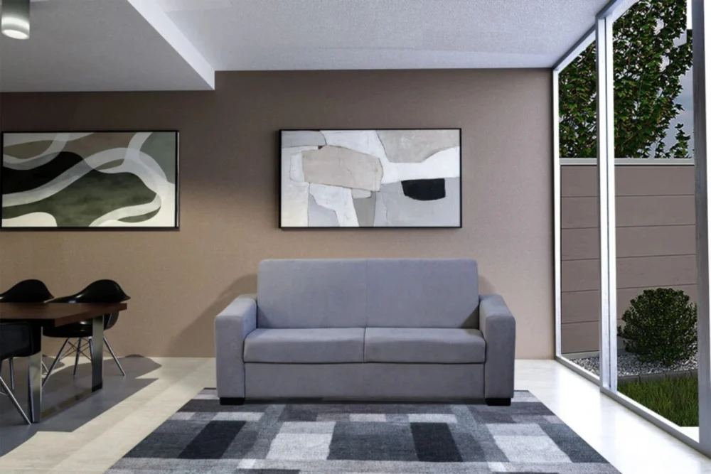 DIVANO LETTO MOD.GOLIA CON MATERASSO H.18