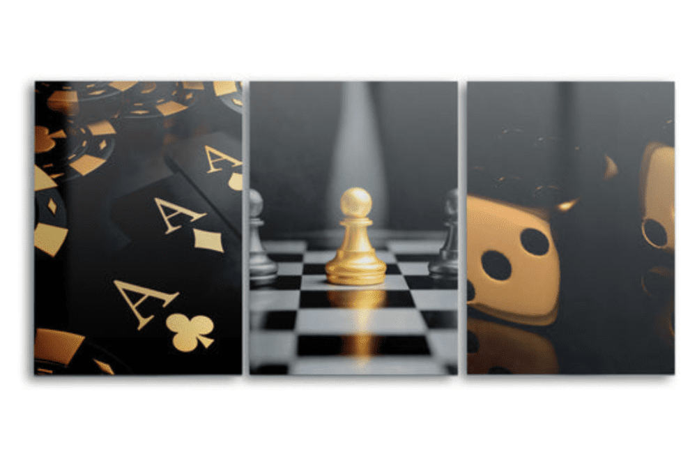 Quadro Casinò - Stampa in vetro temperato