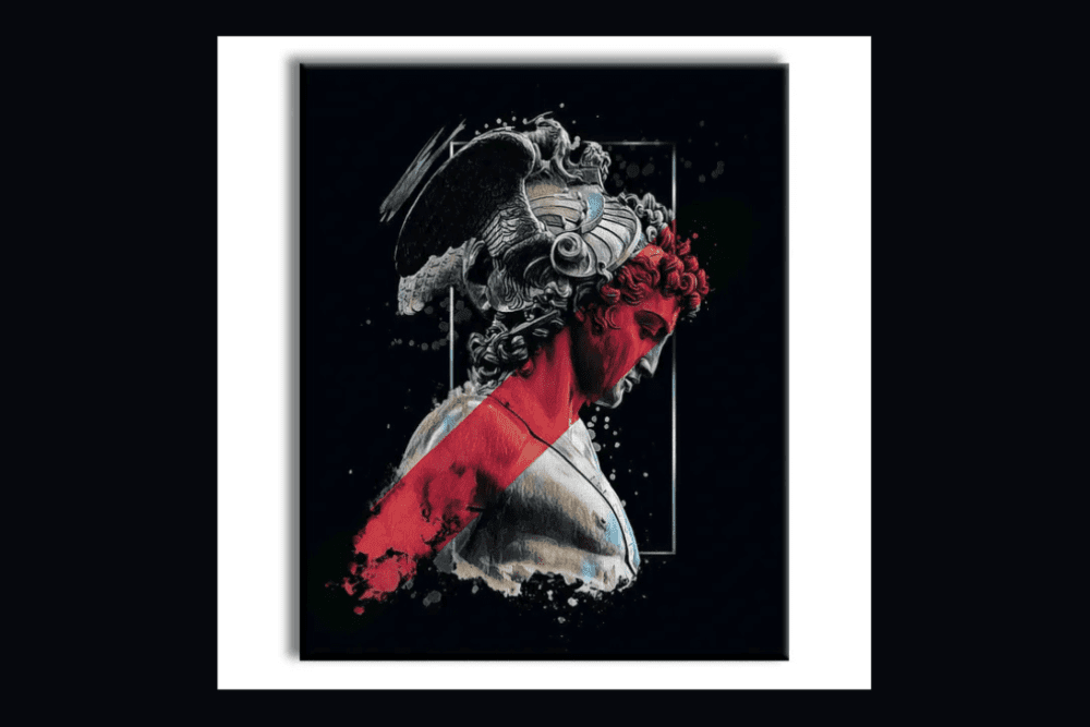 Quadro David plus - Stampa in vetro temperato