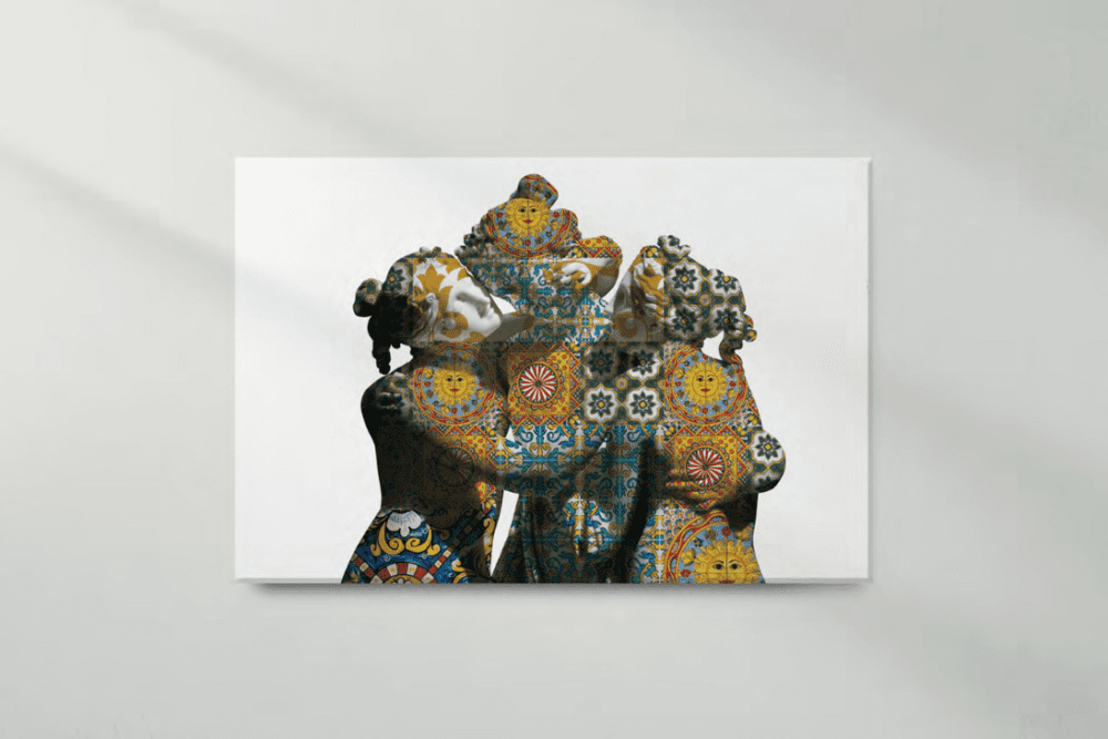 Quadro Le tre grazie - Stampa in vetro temperato