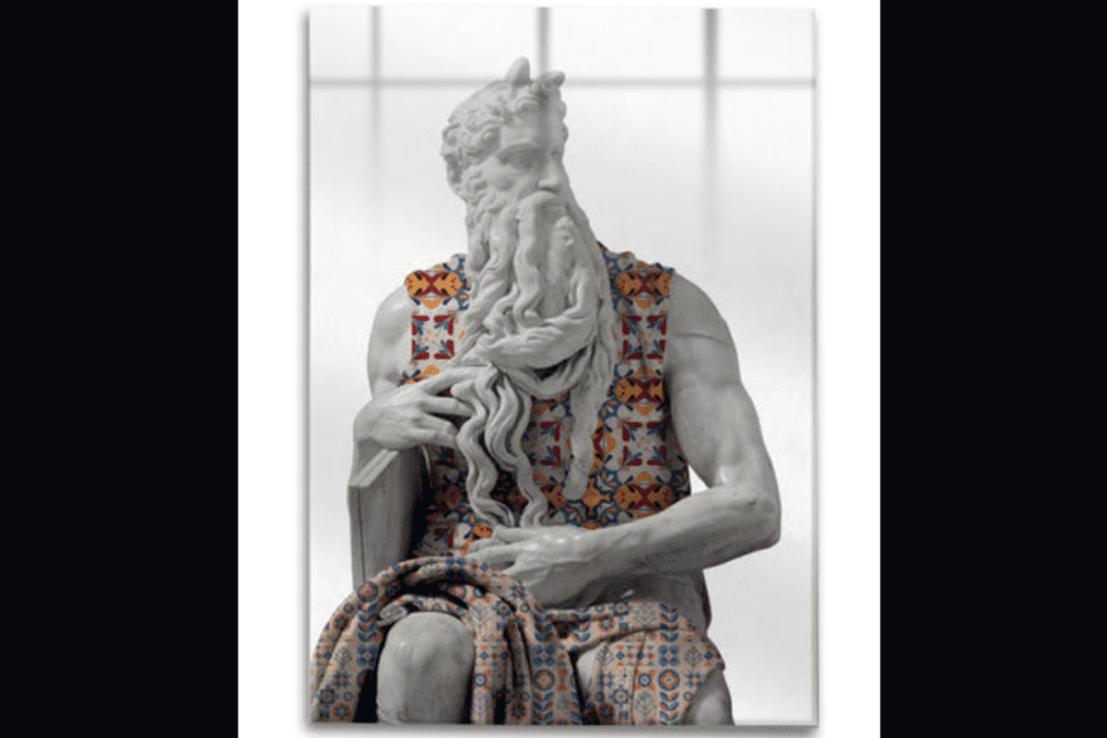 Quadro Mosè - Stampa in vetro temperato