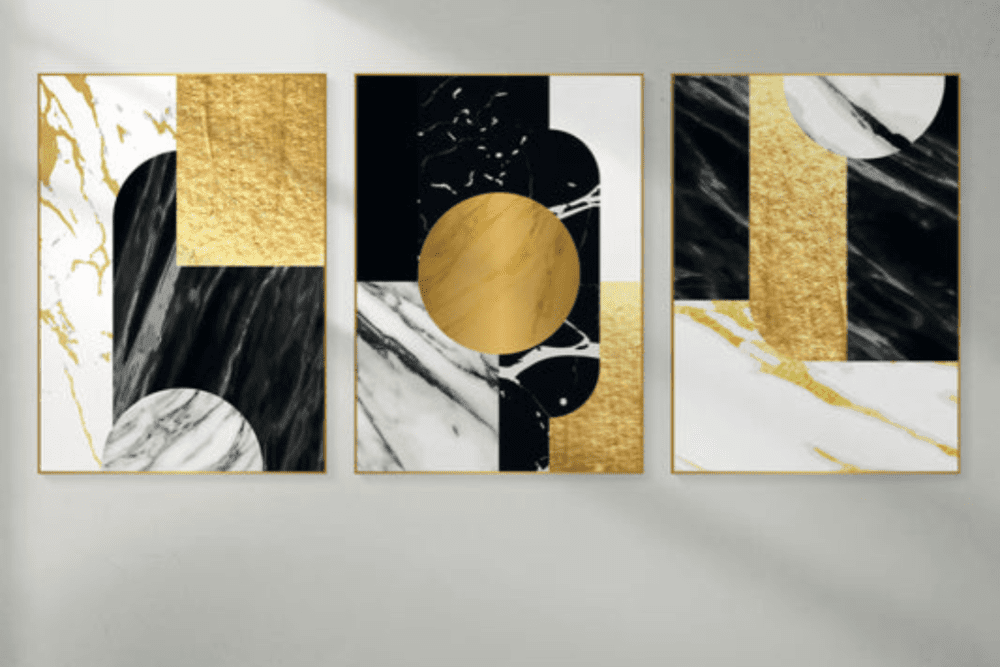 Quadro Tris Cubik Concept - Stampa in vetro temperato